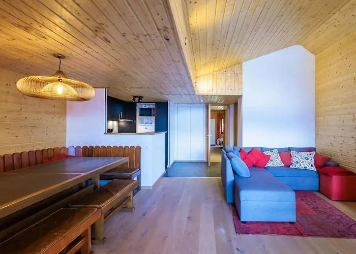 شقة Superbe Appartement, En 2 Parties, Au Centre D'anzere