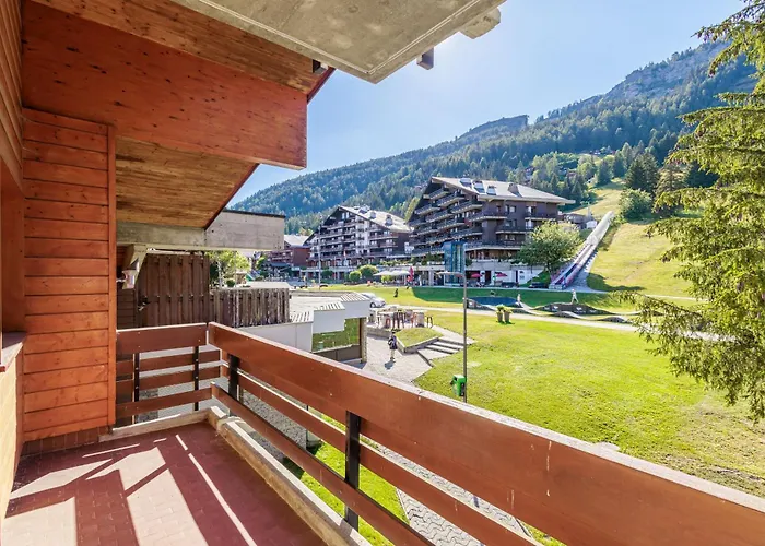 Superbe Appartement, En 2 Parties, Au Centre D'anzere شقة *